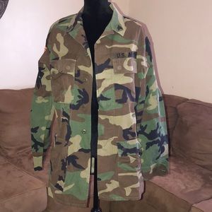 Military camouflage jacket